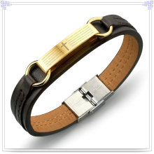 Fashion Jewelry Leather Jewelry Leather Bracelet (LB261)